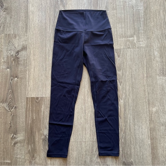 Born Primitive Navy Blue Barbella Collaboration Workout Leggings Size Medium - Picture 4 of 6